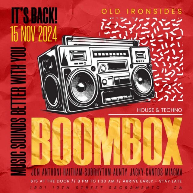 BoomBox: House & Techno Dance Party – Fri Nov 15