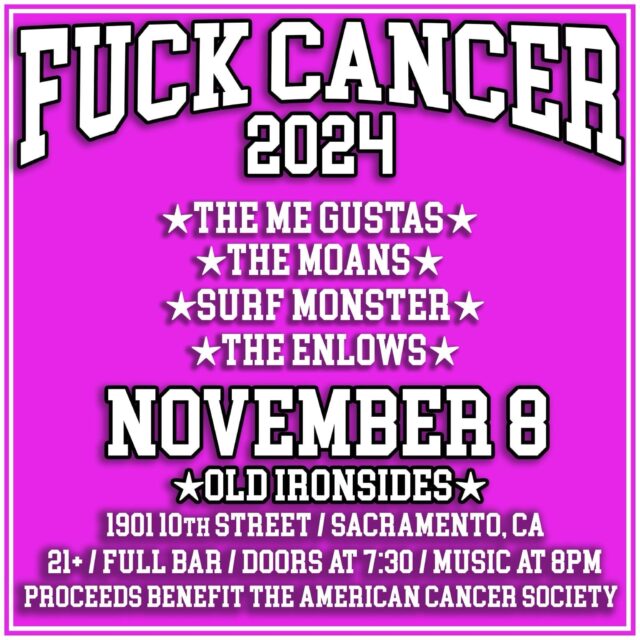 Fuck Cancer: Punk vs Surf – Fri Nov 08