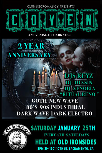 COVEN: 2 Year Anniversary – Sat Jan 25