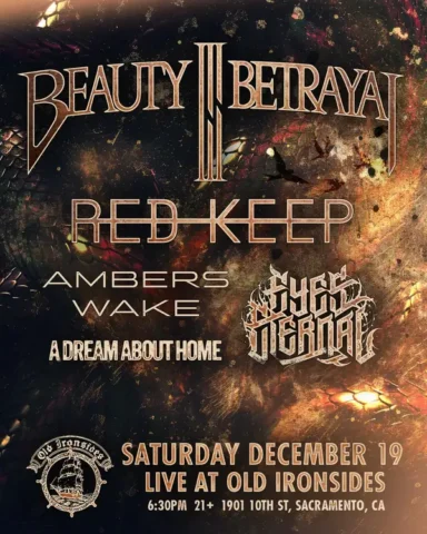 Beauty Is Betrayal – Sat Dec 19