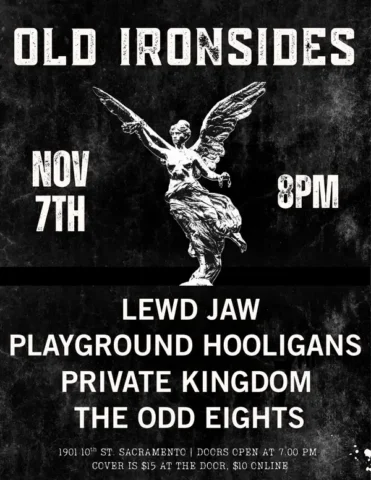 Playground Hooligans – Sat Nov 07